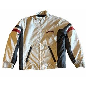 Vintage Raiders Satin Bomber Jacket Osaka japan Rare Y2K